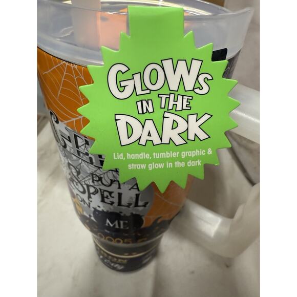 BUCEES Tumbler 40oz NEW HALLOWEEN "Put a Spell on Me" Glow in the Dark - Picture 5 of 6